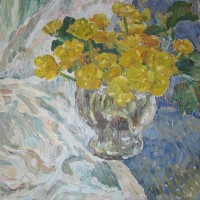 grace cossington smith painting of buttercups 1946
